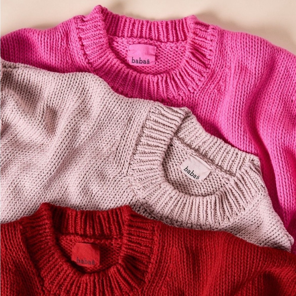 Babaa Knit Jumper in Plum Blossom - Picture 8 of 10